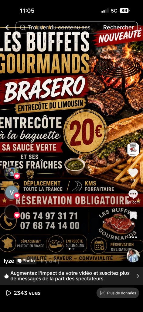 Les buffets comment